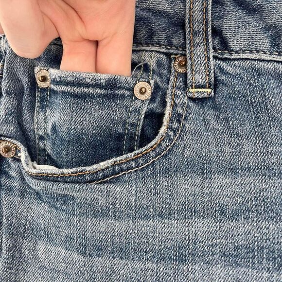 Vintage American Eagle Outfitters Women's Favorite Boyfriend Jeans Blue Size 6 - Picture 5 of 12